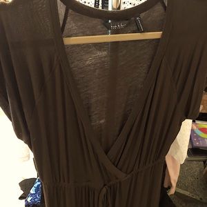 Nicole Miller Bathing suit cover-up V-neck dress